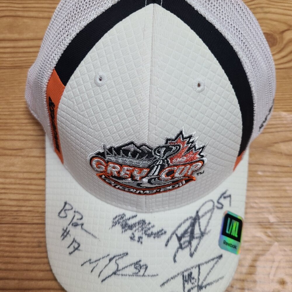 CFL Grey Cup Vancouver autographed hat (NEW)